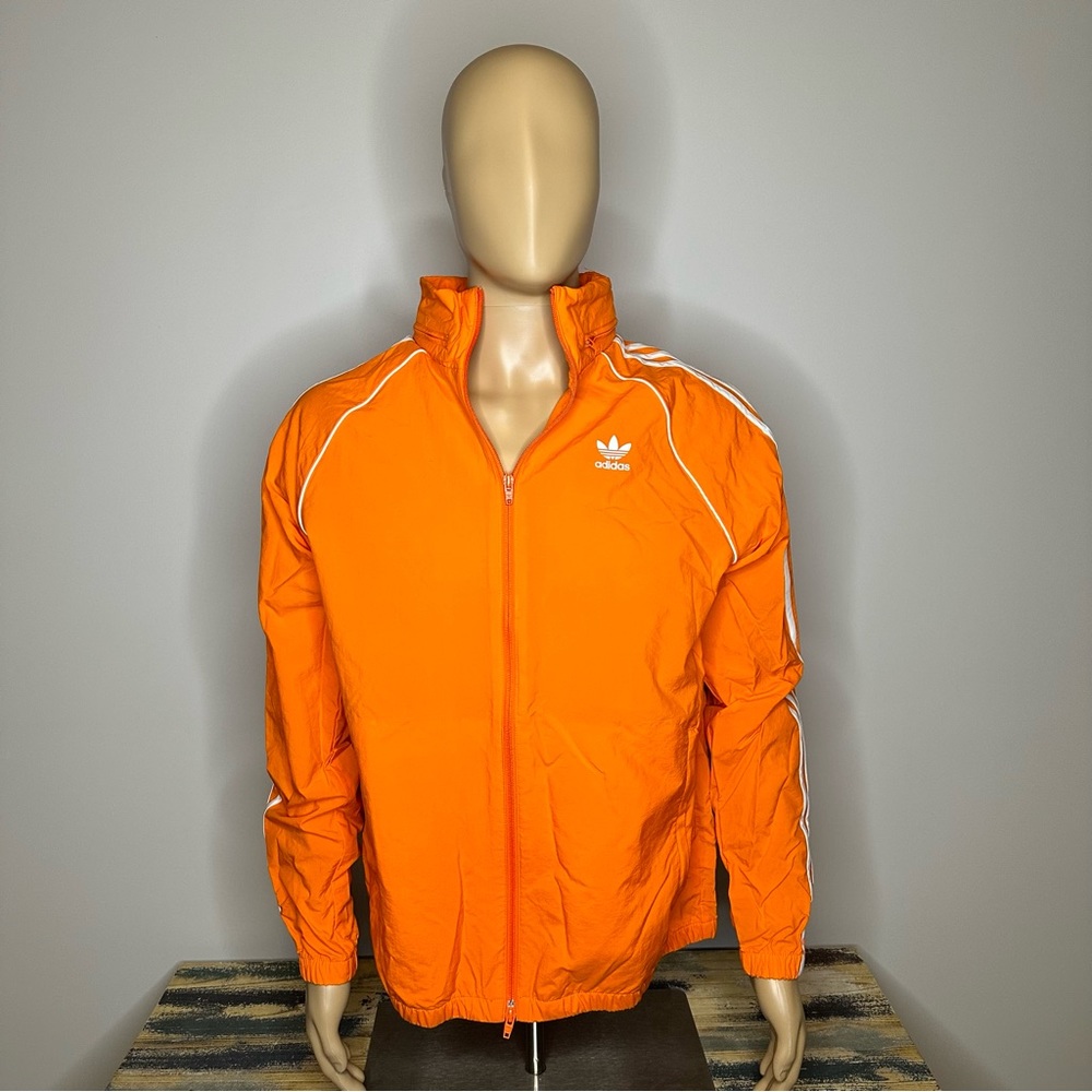 Orange Adidas ZipUp Jacket